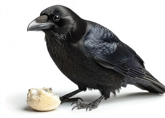 Obraz premium Raven with Bread