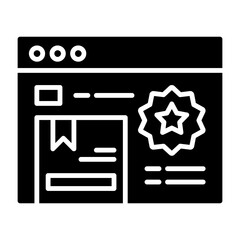 Featured Brand Solid Icon Style