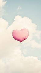 Fototapeta premium Pink Love Cloud