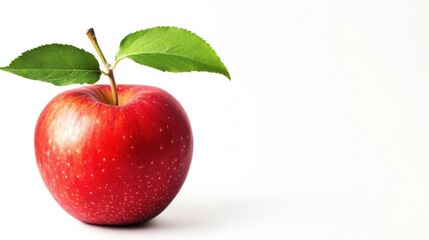 Apple image showing a single apple shot on studio settings