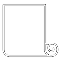 Paper, document, file icon in line style
