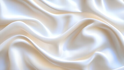 Obraz premium white silk fabric background