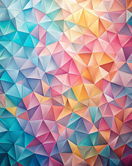 Fototapeta premium Low-poly texture background beautiful colors