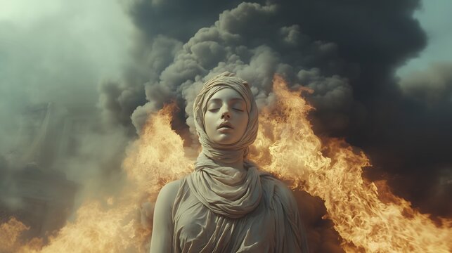 A Mulher de L&oacute;: Uma Est&aacute;tua de Sal em Meio &agrave;s Chamas