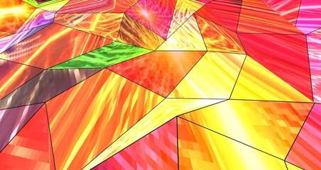 Fototapeta premium abstract background with triangles, abstract colorful background