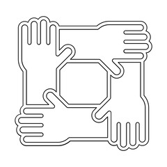 Harmony icon in line style