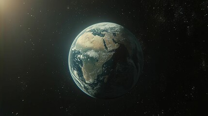 Obraz premium Earth Viewed From Space Showing Africa And Surrounding Regions