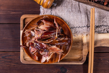 Zhumadian Runan county specialty food dried rabbit