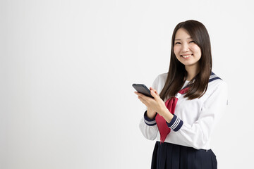 日本人の女子高生