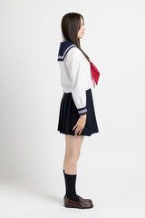 日本人の女子高生