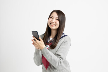 日本人の女子高生