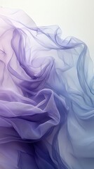 Fototapeta premium Abstract textile art soothing pastel ombre design for a serene aesthetic experience