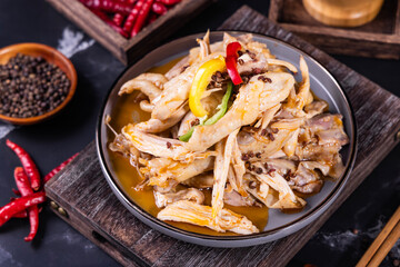 Zhumadian Runan county specialty food chili chicken