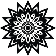 abstract flower vector