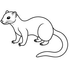 Mongoose Vector Illustration for Logo Design