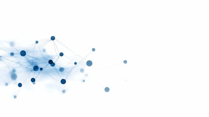 A glowing blue abstract light design featuring energy lines and a starry digital background