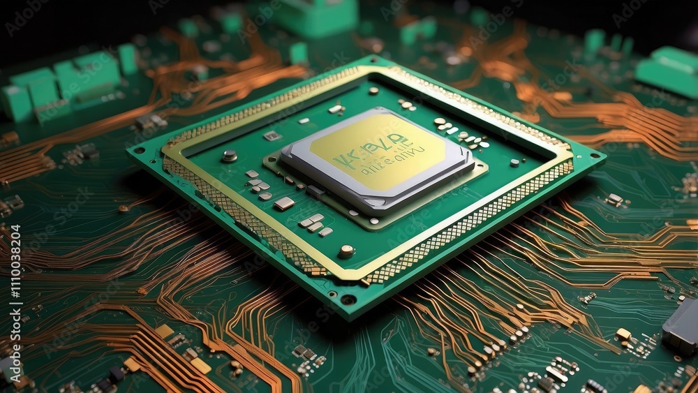 Poster outdated cpus and a background in technology.