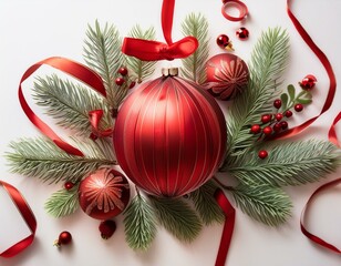 Classic Red and Green Christmas Design