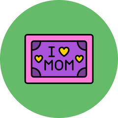 I Love Mom Icon