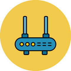 Obraz premium Router Icon