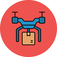 Drone Delivery Icon