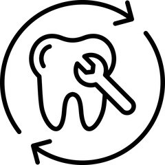 Teeth Restoration Icon