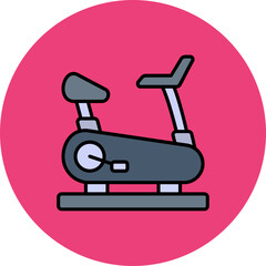 Stationary Bike Icon
