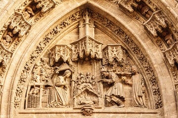 Saint Michael or Nativity facade, Seville Cathedral