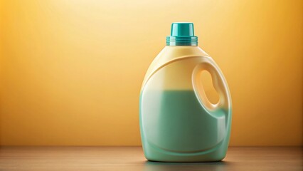 Vintage Detergent Bottle on Beige Background - Cleaning Supplies