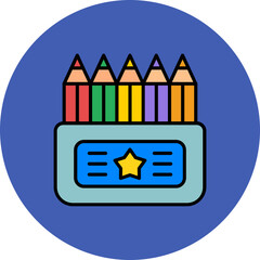 Colored pencils Icon