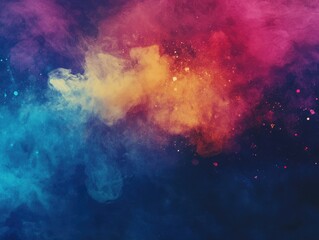 Abstract colorful paint explosion background. 