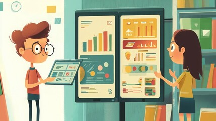 Engaging 2D Cartoon Infographic Activity for Learning