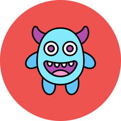 Cute Monster Icon