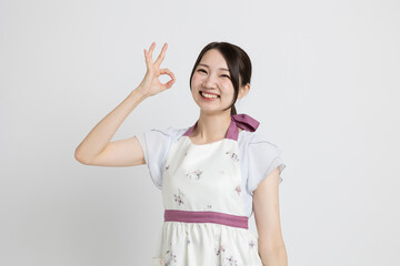 Fototapeta premium 日本人の家政婦