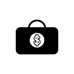 Coin Bag icon vector. Investment icon. Business and Finance flat icon