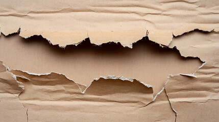 Abstract Texture of Crinkled and Torn Paper with Subtle Shading and Uneven Surface. a close-up view of rough paper texture, showcasing the intricate fibers and uneven surface

