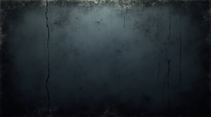 Obraz premium Dark Distressed Wall Texture with Grungy Background Effect