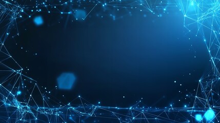 Fototapeta premium Abstract Digital AI Chip on the Empty Computer Monitor. AI