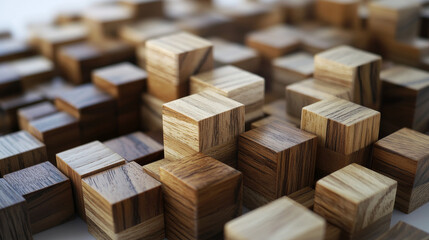Businessmen hold Target 2025 and wooden cube blocks on the table. start a happy new year 2025. strategy target, goal, plan concept.copy space.