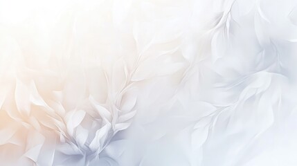 Fototapeta premium Abstract white floral background.