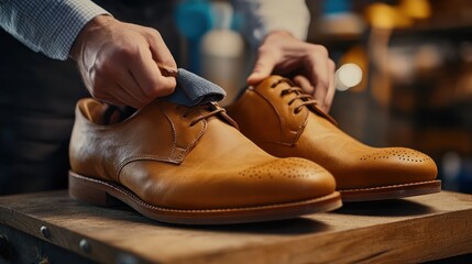Shoe Polishing: A Craftsman's Touch