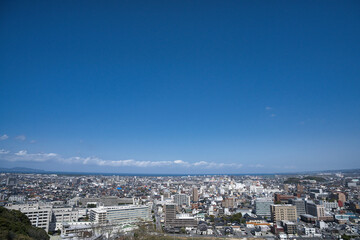 米子市の町並み