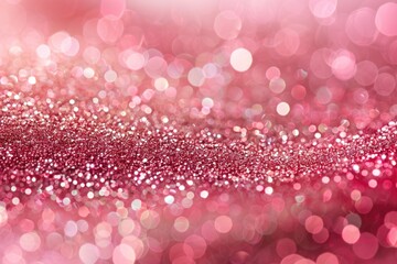 Pink glitter and sparkling lights