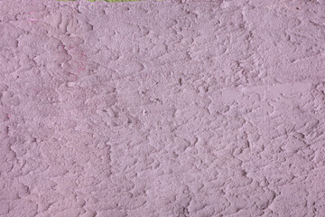The surface of the plaster on the wall close-up.