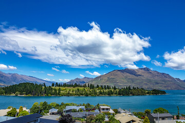 Queenstown with Lake Wakatipu, Otago, South Island, New Zealand, Oceania.