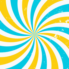 Groovy hippie 70s square background. Waves, swirl, twirl pattern. Twisted vector texture in trendy retro psychedelic style. Y2k aesthetic. Vector illustration.