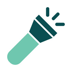 Torch – Flashlight Representing Portable Light Source