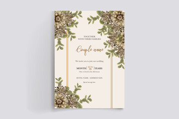 floral bridal shower invitation templates