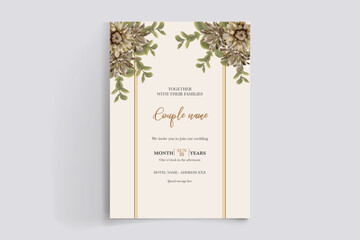 floral bridal shower invitation templates