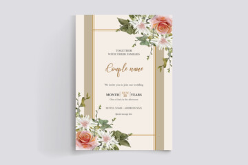 floral bridal shower invitation templates